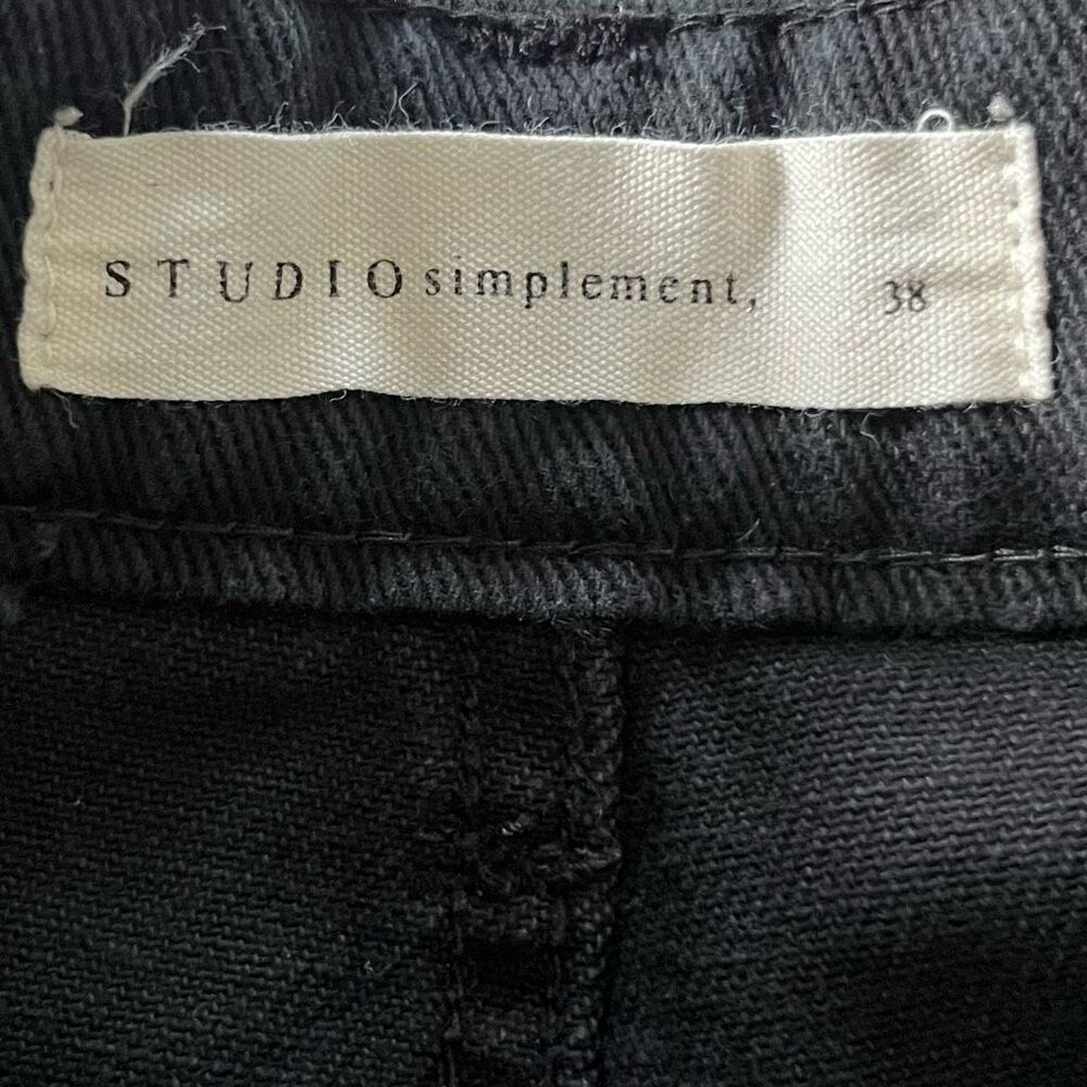 Studio Simplement Black Jeans Korean Designer - image 5